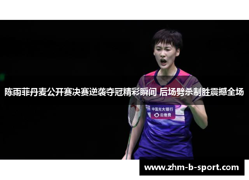陈雨菲丹麦公开赛决赛逆袭夺冠精彩瞬间 后场劈杀制胜震撼全场